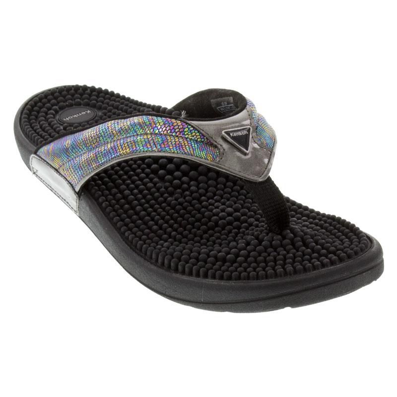 NEW KENKOH unisex spirit v sandal in black Kenkoh - Unisex Spirit V Sandal – Snagged & Bagged main image 3