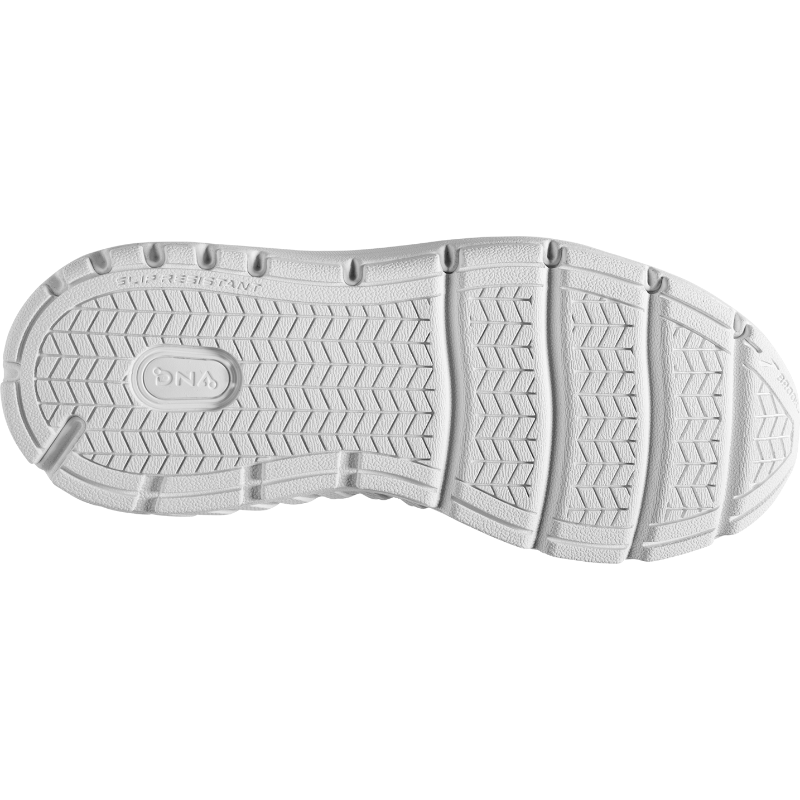 Brooks Addiction Walker 2 women's athletic shoes, white outsole with textured tread