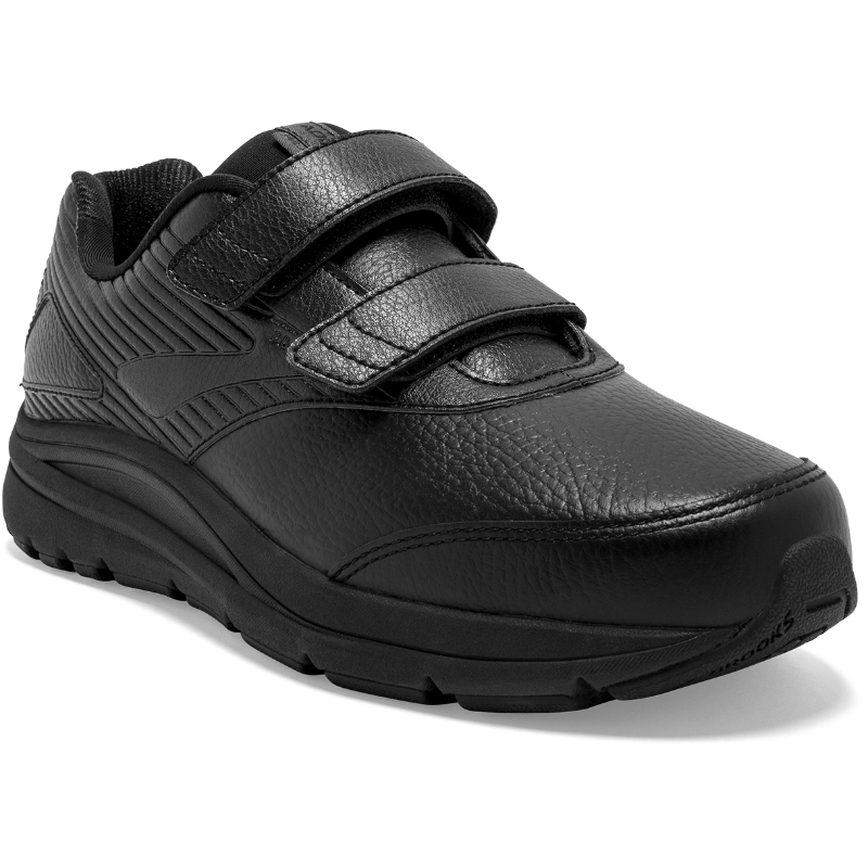 Brooks Addiction Walker V-Strap 2 women's athletic shoes, black leather