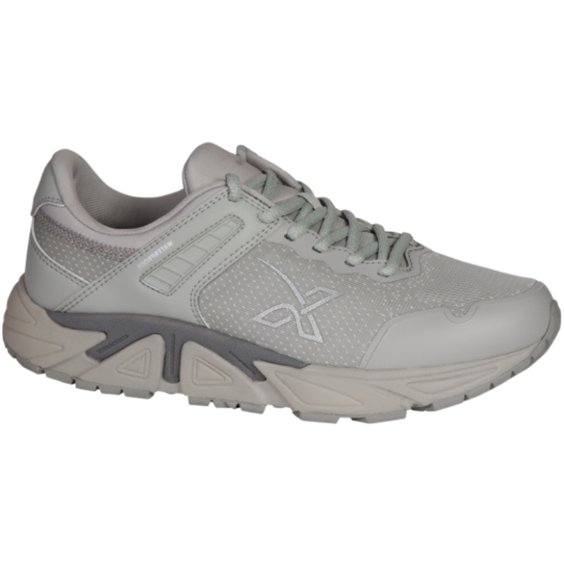 Xelero Genesis WP grey athletic shoe with mesh upper and cushioned outsole