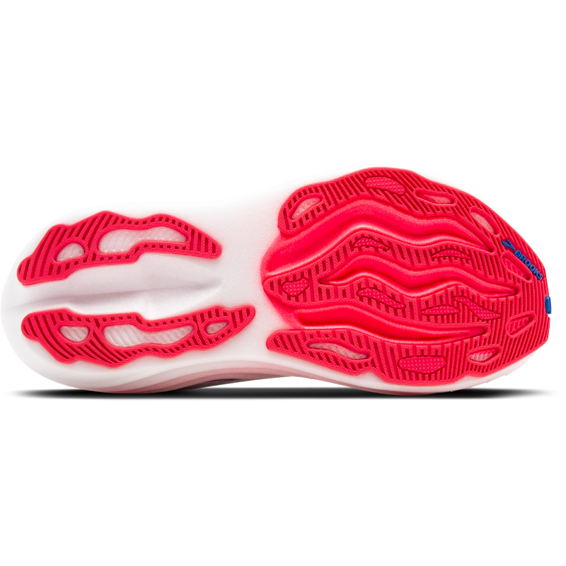 Brooks Glycerin Max Women's athletic shoes with pink outsole and white midsole