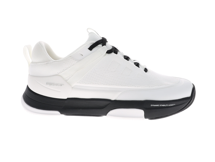 PB5Star W's PB5 Court2 athletic shoes, white mesh with black sole for women