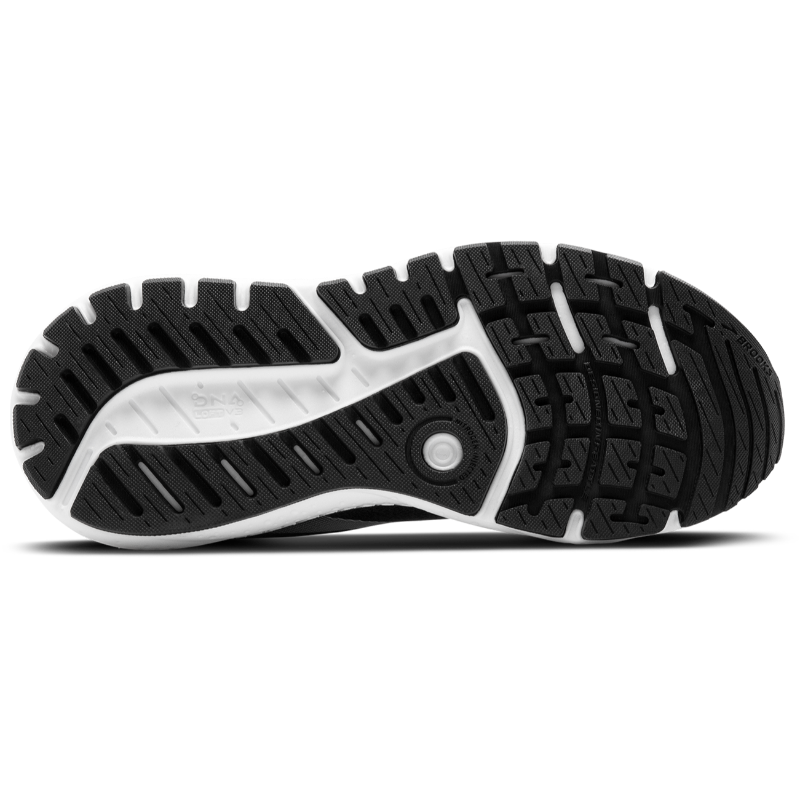 Brooks Ariel GTS 24 Women's athletic shoe sole with black and white tread pattern.