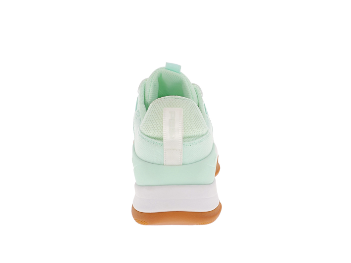 PB5Star Court2 women’s athletic shoes in mint green with white midsole and gum outsole