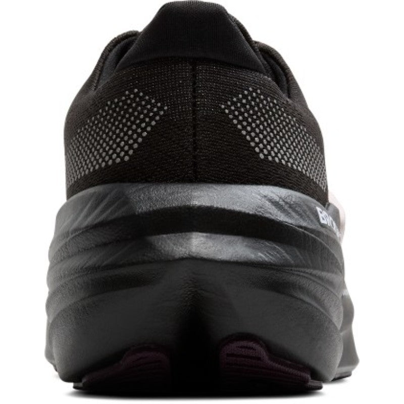 Brooks Glycerin Max Women's athletic shoes, black knit upper with cushioned midsole and heel support