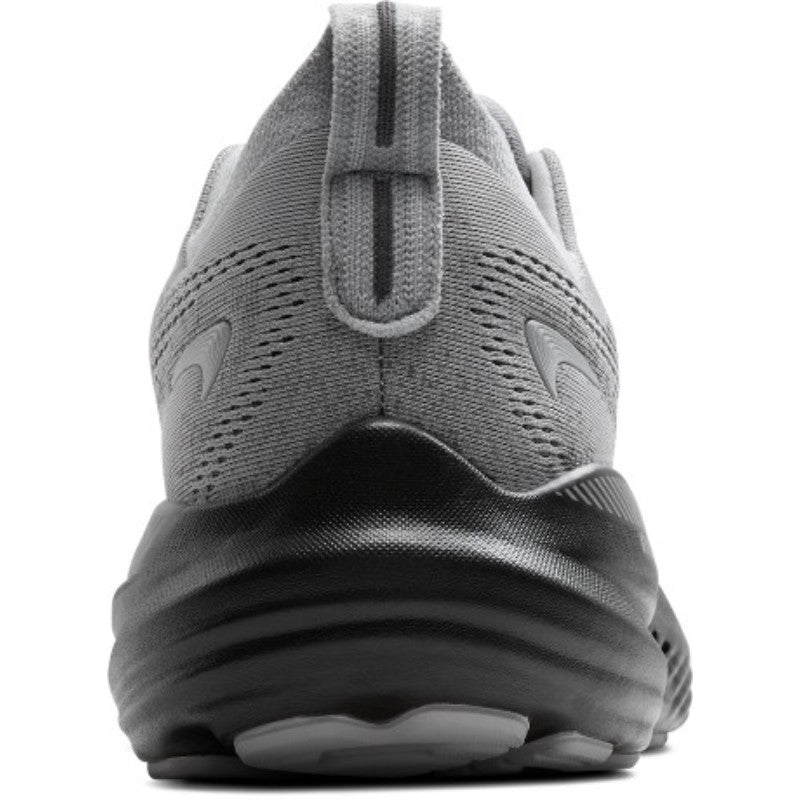 Brooks Glycerin GTS 22 men's athletic shoes, gray knit upper with black outsole.
