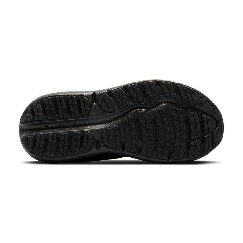 Brooks Ghost Max 2 athletic shoes with black outsole and protective, soft upper.
