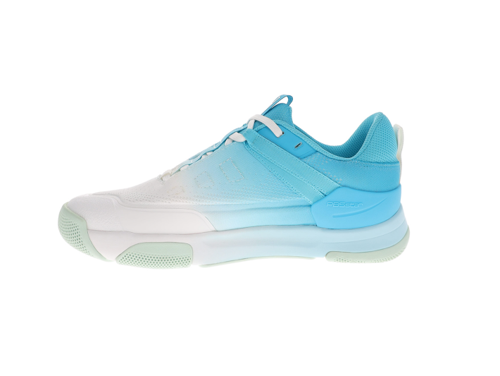 PB5Star W's PB5 Court2 athletic shoes in blue and white with cushioned midsole.