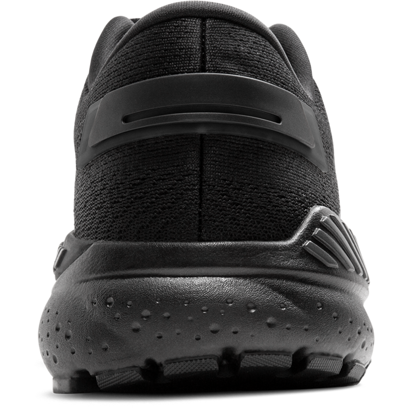Brooks Beast GTS 24 men's athletic shoe, black knit upper with midfoot strap