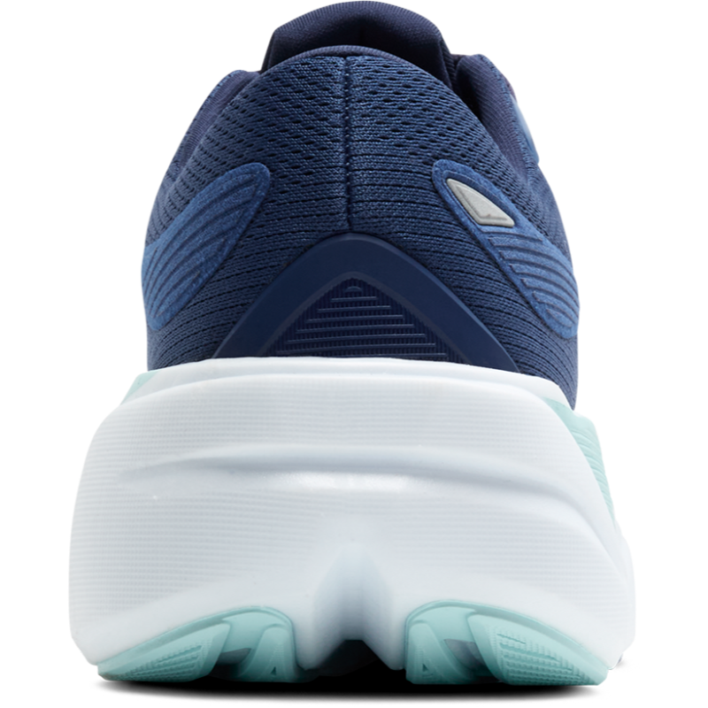 Brooks Ghost Max 3 athletic shoes, navy blue mesh upper with white outsole