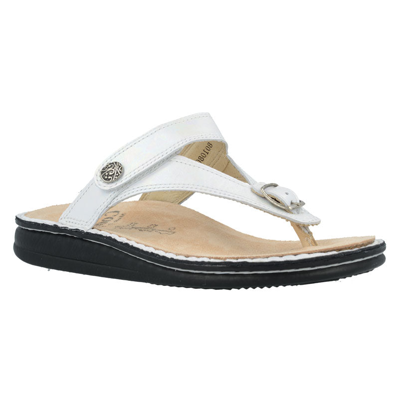 Finn Alexandria-S : Women's Sandals Pearl Iris Right Side Front View
