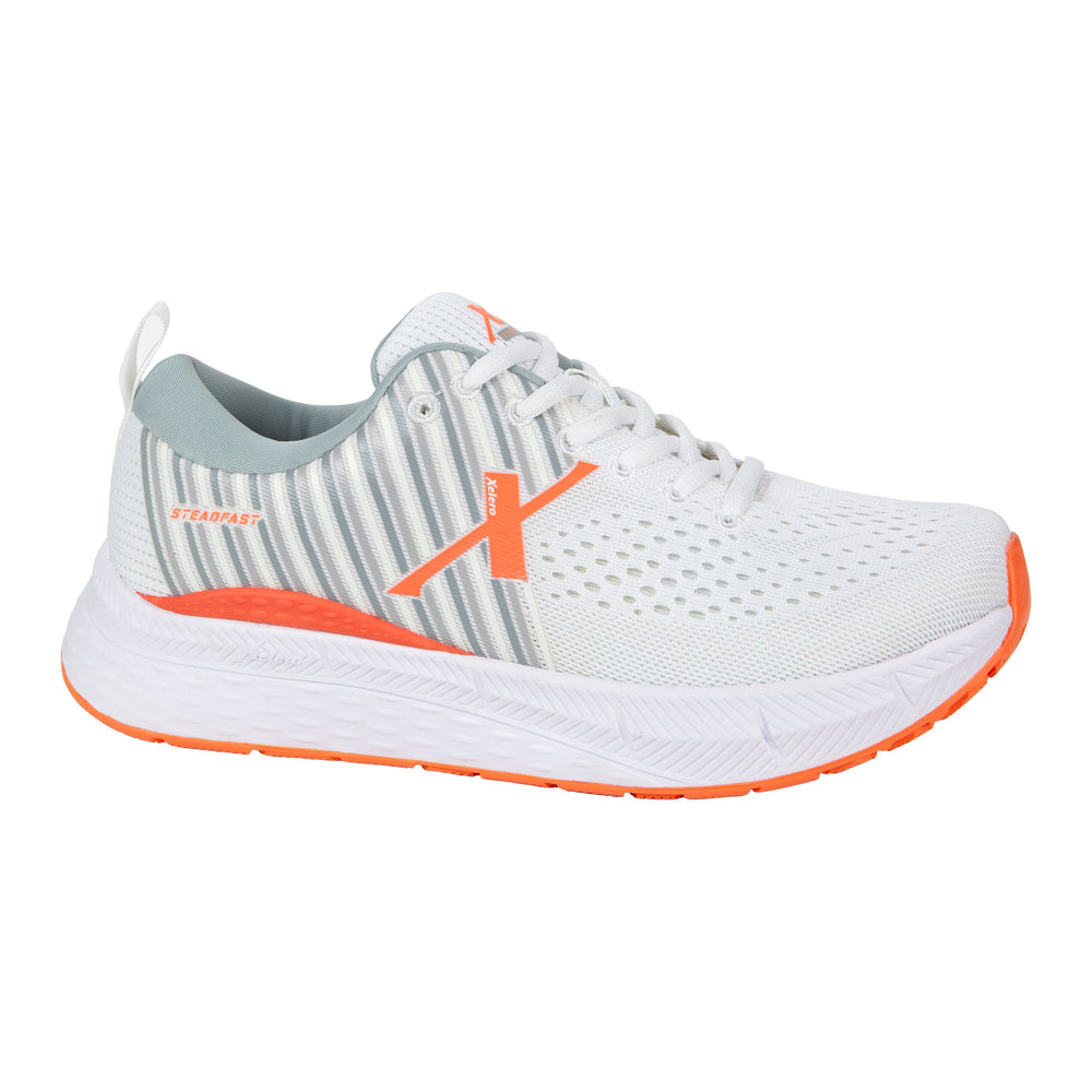 Xelero Steadfast: Women's White and Coral Right Side View