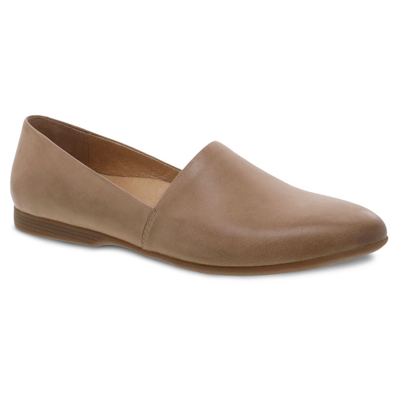 Dansko Larisa Tan Leather Slip-On Comfort Flats - Size 39, US 8.5-9 Larisa Slip-On Shoes - MJ Footwear main image 2
