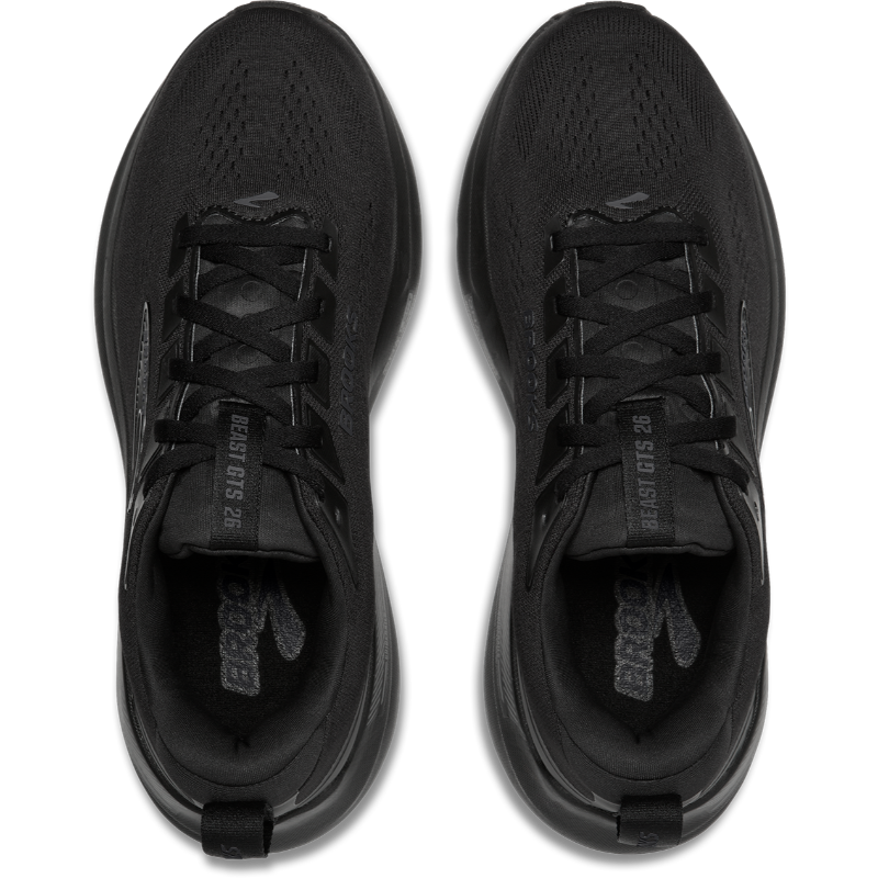 Brooks Beast GTS 26 Mens Running Shoes Black – Foot Solutions display picture 1