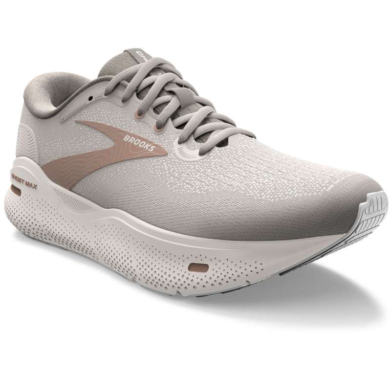 Brooks Ghost Max: Women's Crystal Grey/White/Tuscany