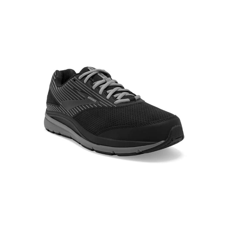 Brooks Addiction Walker Suede : Men's Athletic Shoes Black/Ebony/Black