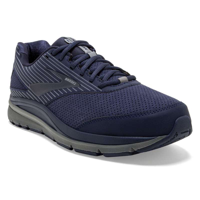 Brooks Addiction Walker Suede : Men's Athletic Shoes Peacoat/Shade/Peacoat