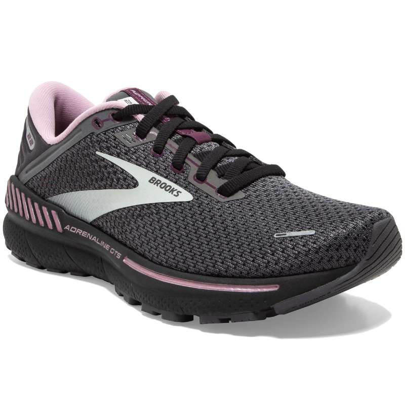 Brooks Adrenaline Gts 22: Women's Athletic Shoes Grey/Rose/Black