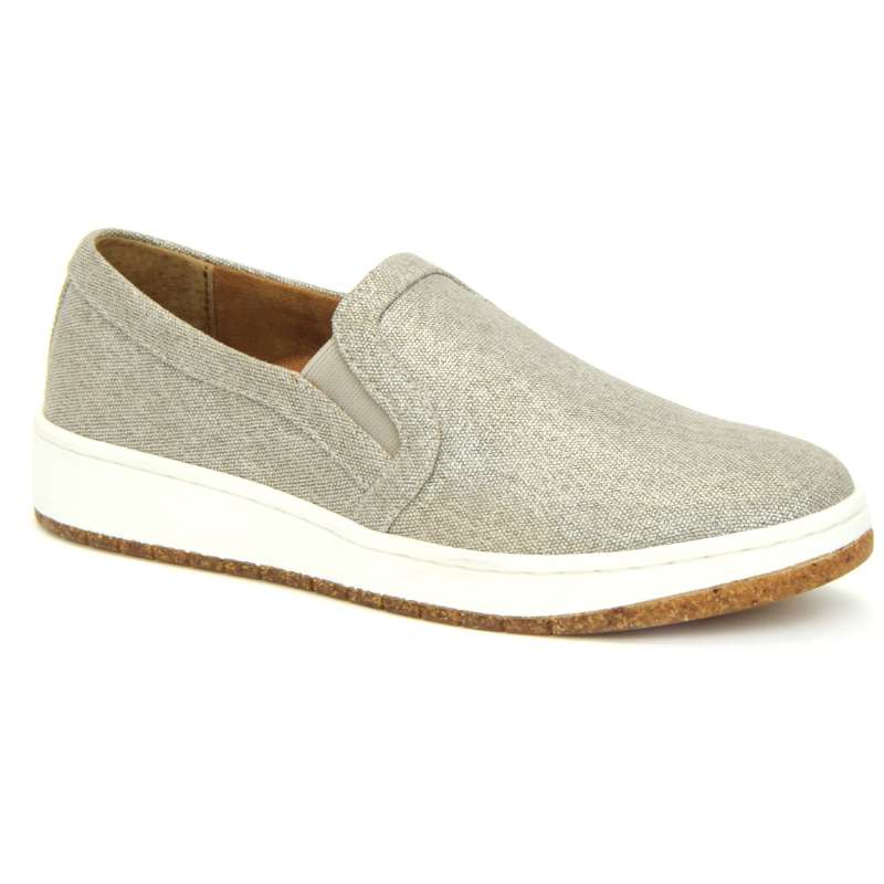 Aetrex Cameron Cupped Sole Slip: Women's Taupe