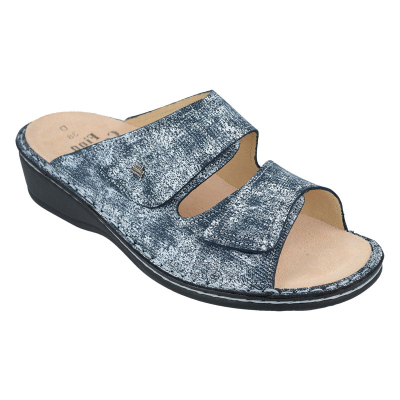 Finn Jamaika-S : Womens Casual Sandals Marine Isotta Right Side Front View