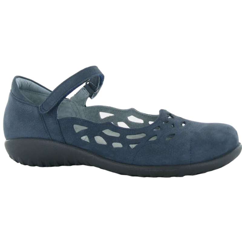 Naot Agathis - Koru Trans : Womens Casual Shoes Navy Velvet Nubuck Right Side Front View