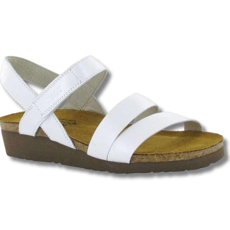 Naot Kayla - Elegant : Women's Casual Sandals White Pearl Right Side Front View