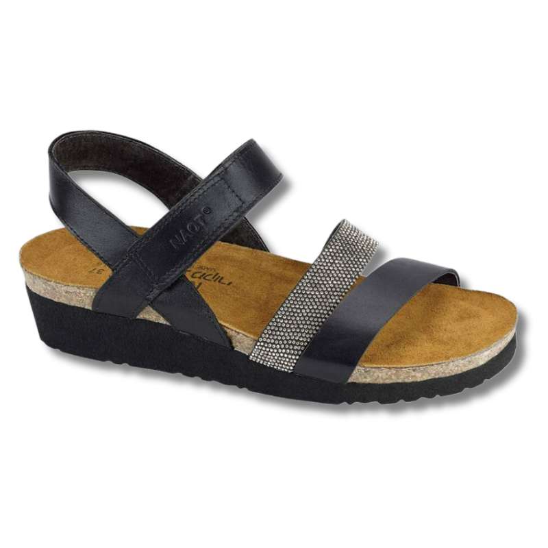 
                  
                    Naot Krista - Elegant: Women's Casual Sandals Black Right Side Front View
                  
                