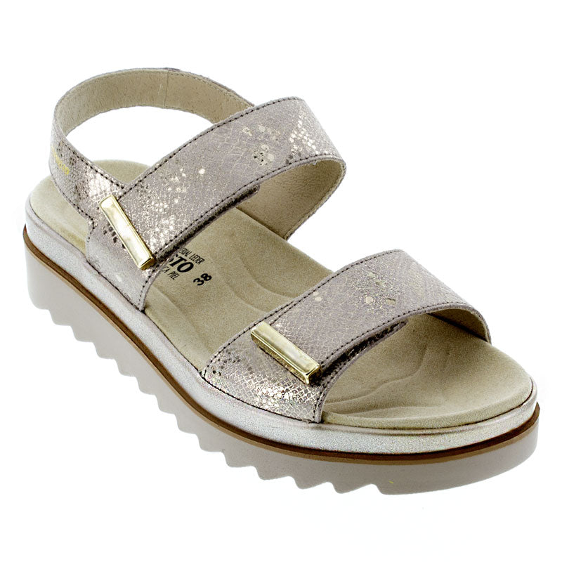 Mephisto Dominica : Womens Casual Sandals Light Taupe Right Side Front View