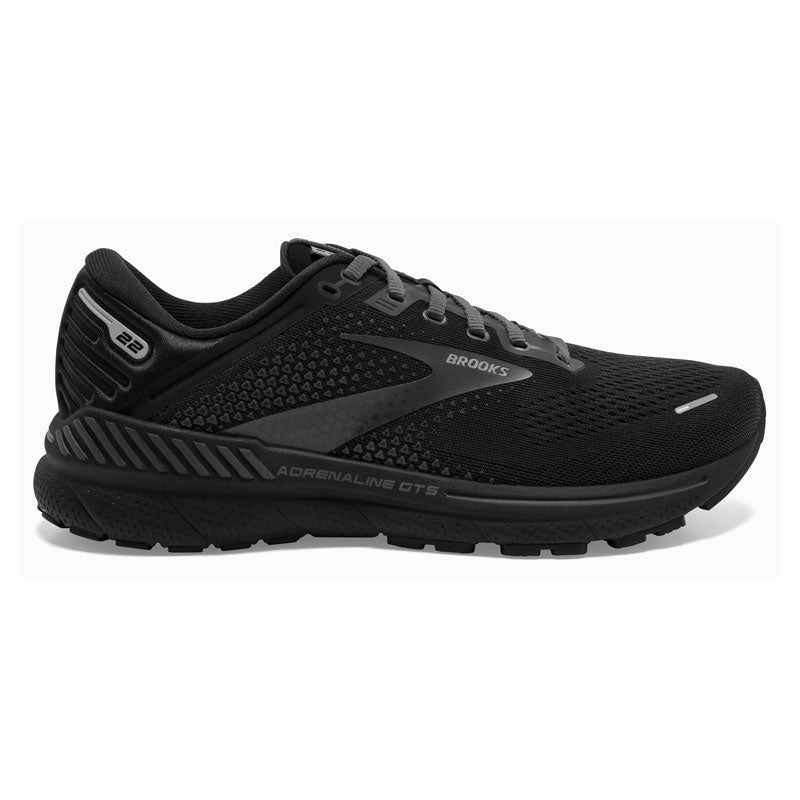 
                  
                    Brooks Adrenaline GTS 22: Men's Athletic Shoes Black & Ebony Right Side View
                  
                