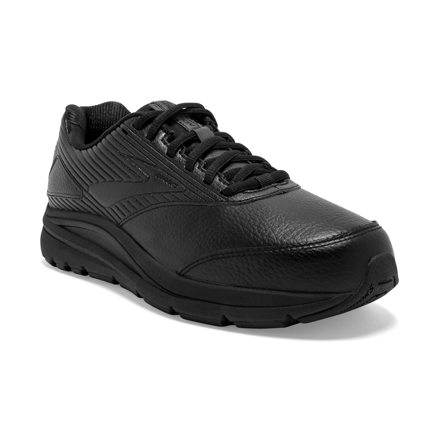 Brooks Addiction Walker 2: Women's Athletic Shoes Black Right Side Front View