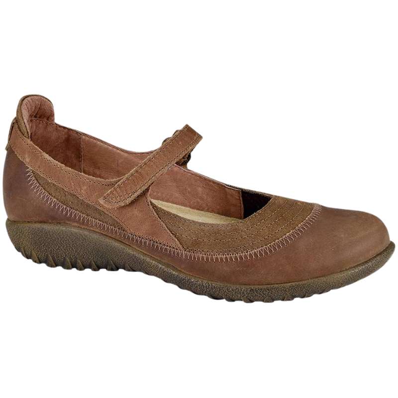 Naot Kirei - Koru Trans : Women's Casual Shoes Antique Saddle/Latte Brown Right Side Front View