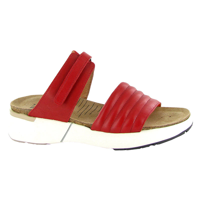 Naot Vesta - Athena: Women's Sandal Red Right Side Front View