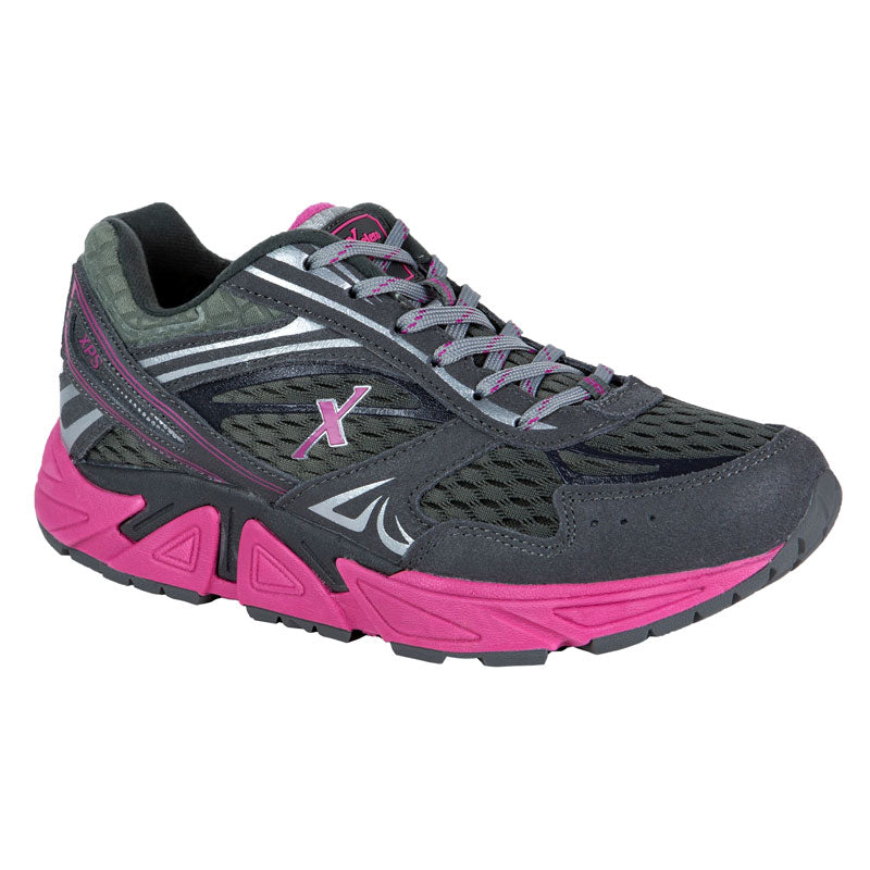 Xelero Genesis XPS: Women's Mesh Graphite Magenta Right Side Front View